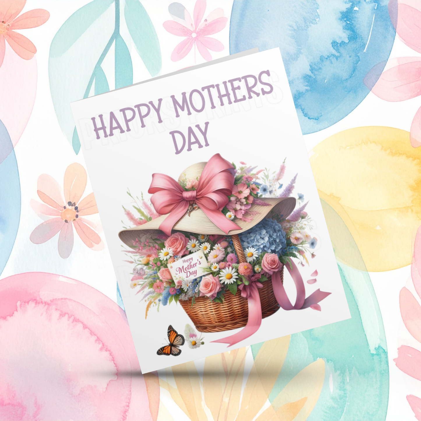 Flower Happy Mothers Day Card