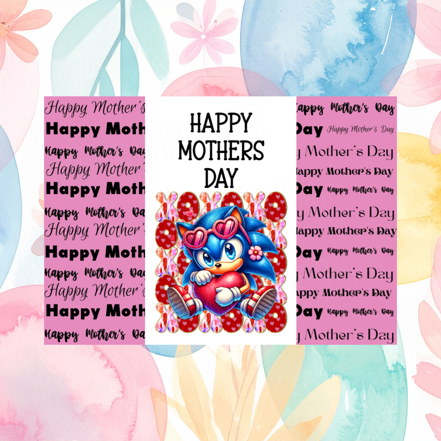 XOXO Character Happy Mothers Day Chocolate Bar Wrapper 2