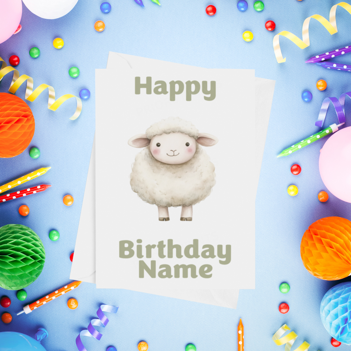 Cute Animals Personalised Birthday Card