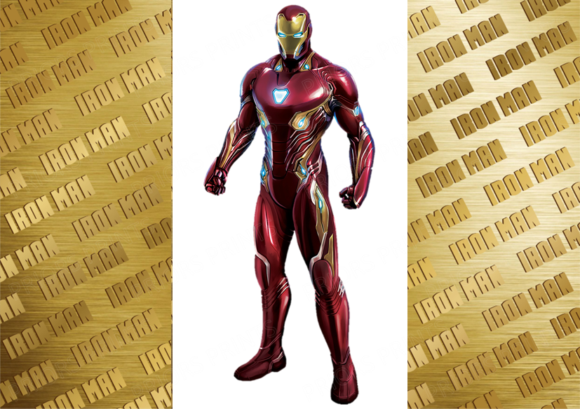 Ironman Chocolate Bar Wrapper- Plain (No Text)