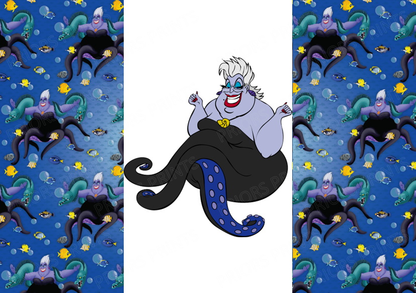 Little Mermaid Chocolate Bar Wrapper- Plain (No Text)