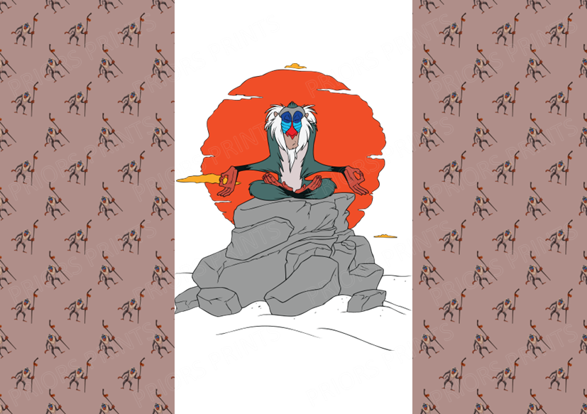 Lion King Chocolate Bar Wrapper- Plain (No Text)