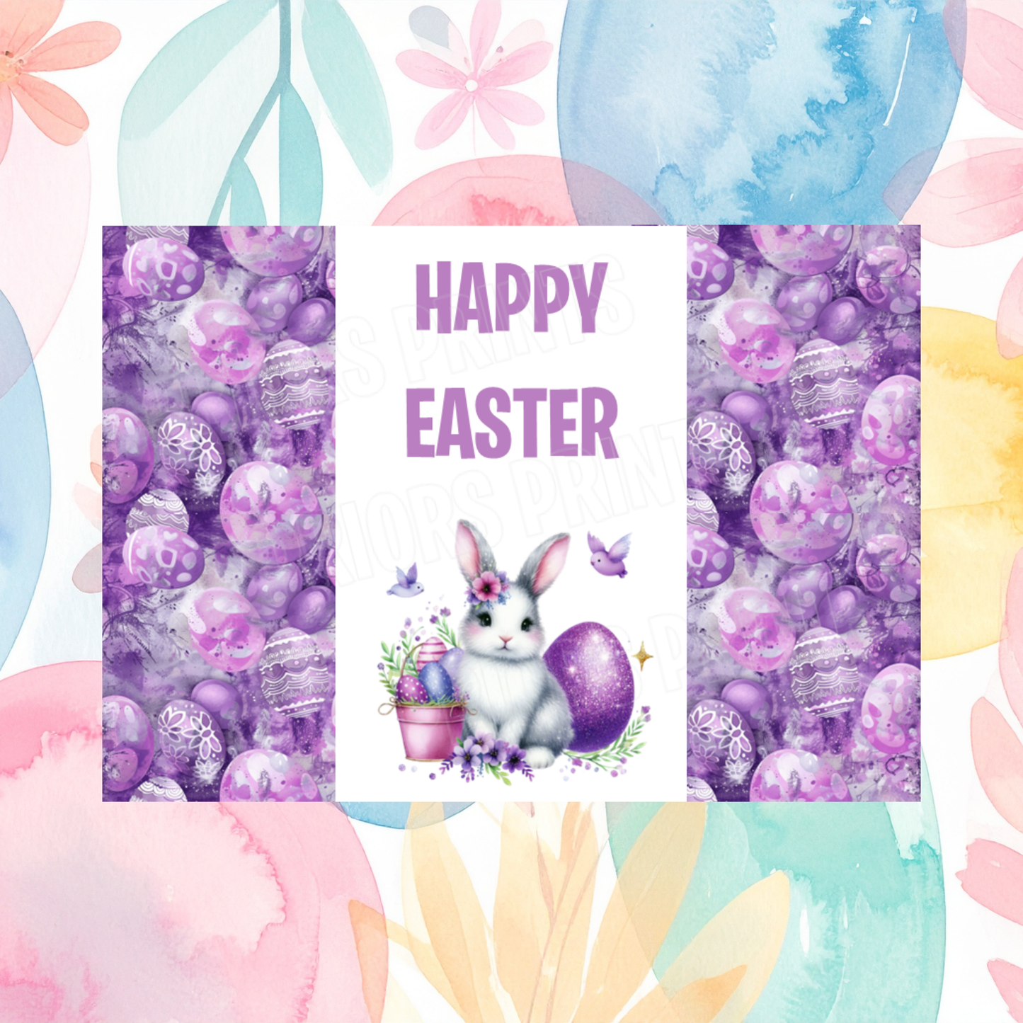 Easter Rabbit Chocolate Bar Wrapper
