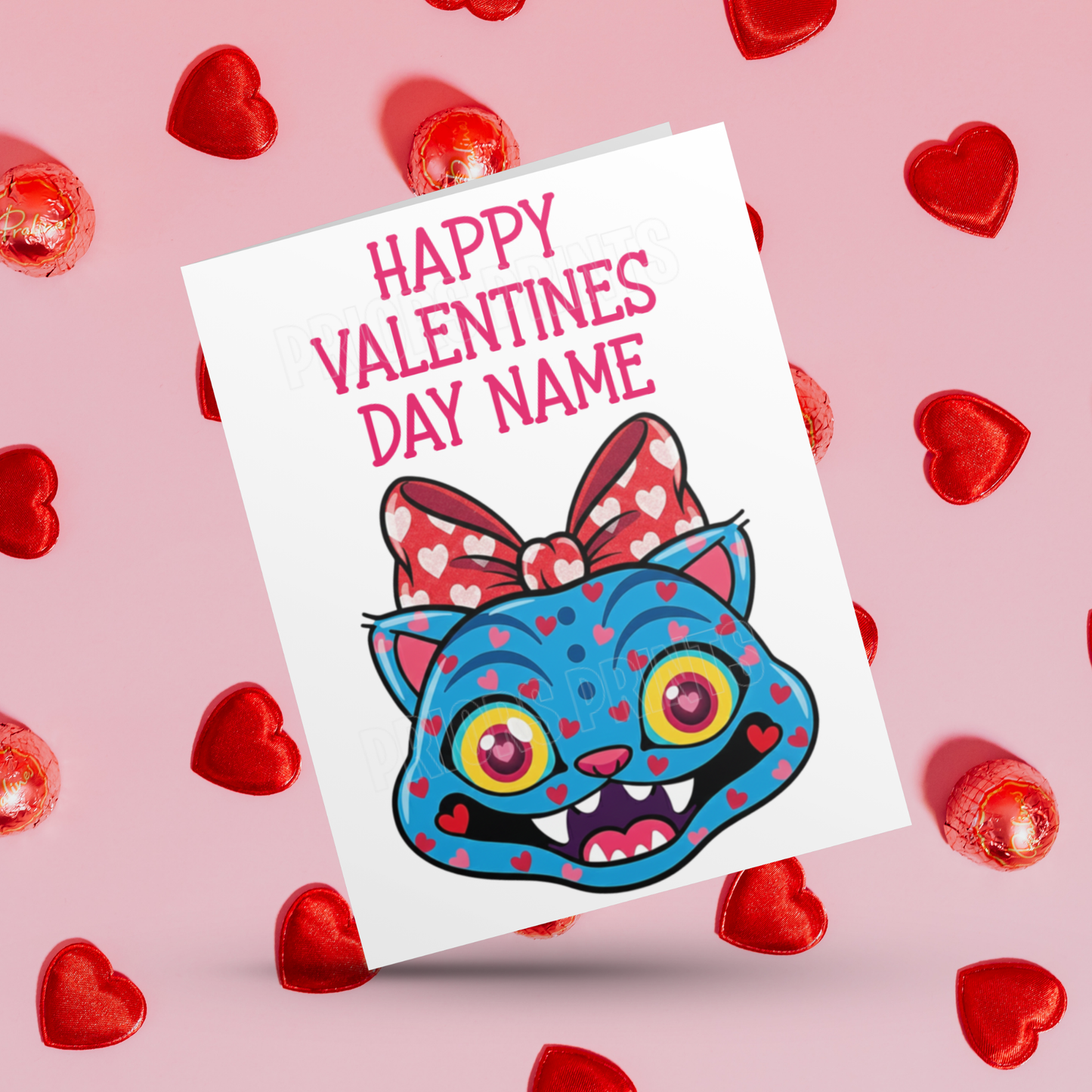 Personalised K Pop Girls Valentines Day Card