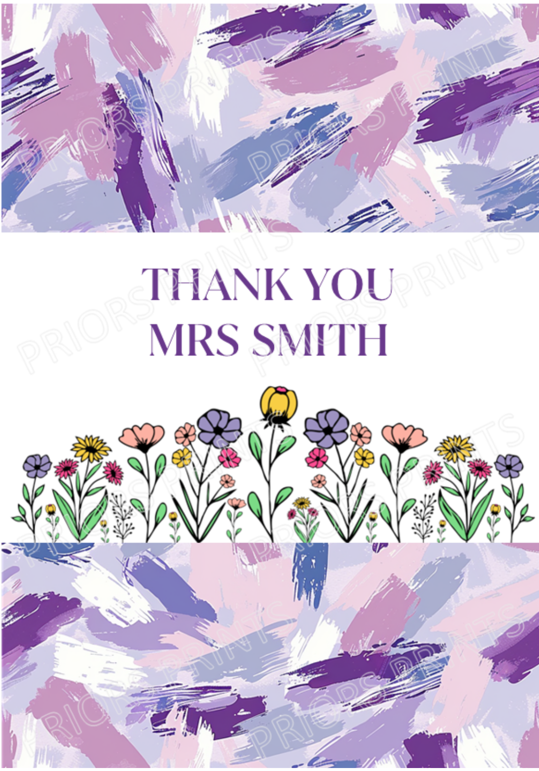 Personalised Teacher Chocolate Bar Wrapper- with space to add Name