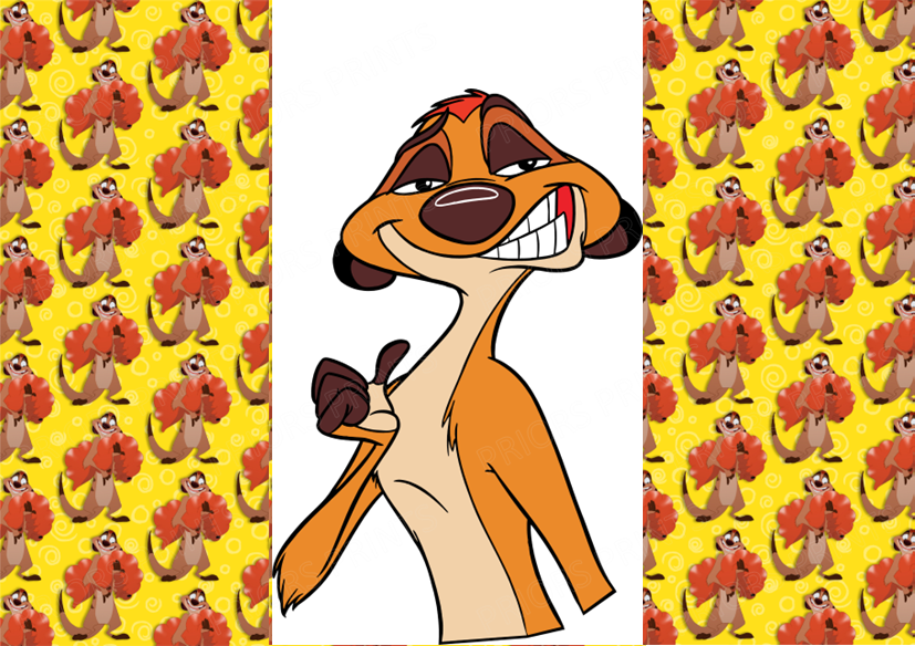 Lion King Chocolate Bar Wrapper- Plain (No Text)