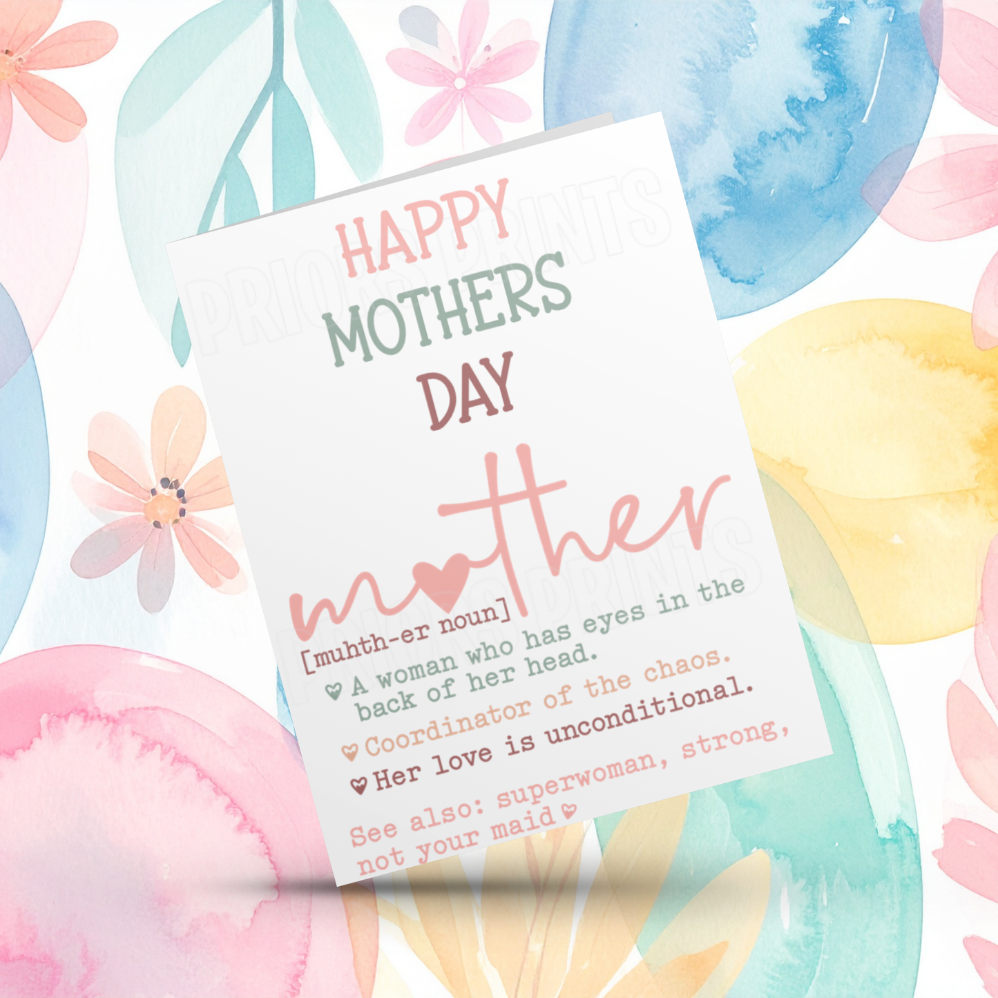 Cute Mothers Day Card