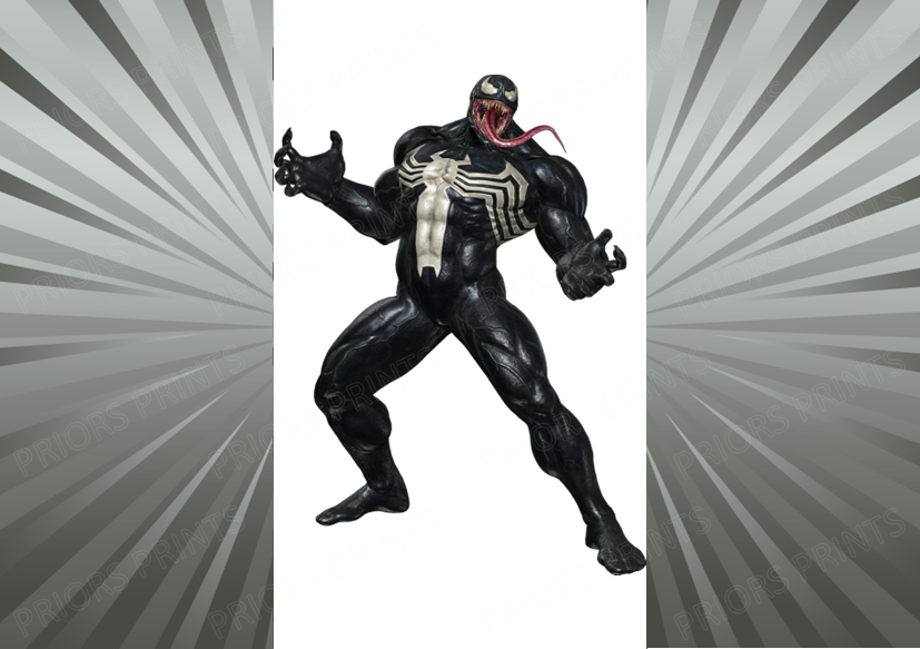 Venom Chocolate Bar Wrapper- Plain (No Text)