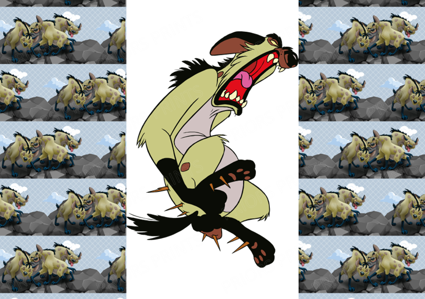 Lion King Chocolate Bar Wrapper- Plain (No Text)