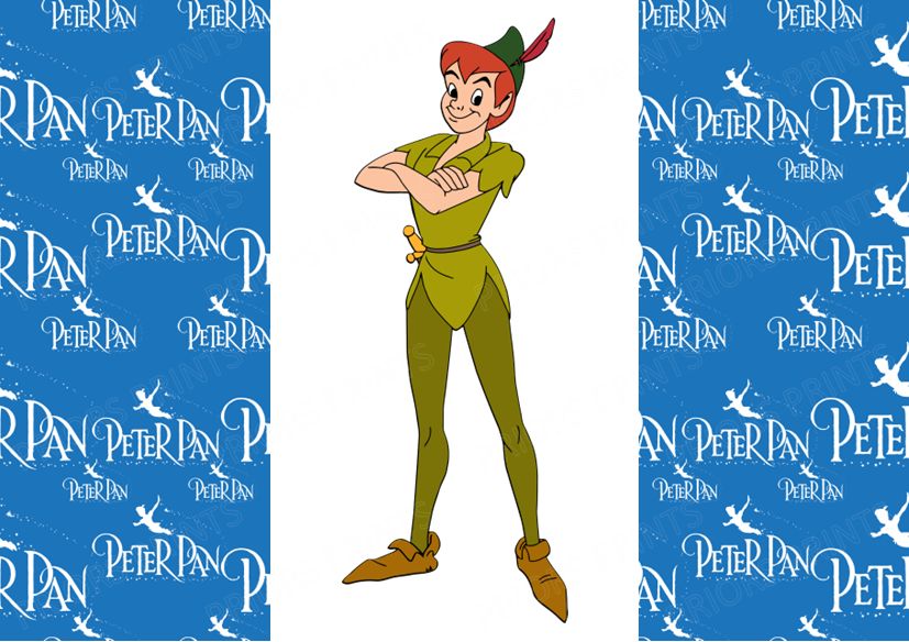 Peter Pan Chocolate Bar Wrapper- Plain (No Text)