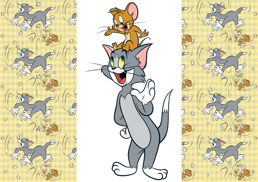 Tom & Jerry Chocolate Bar Wrapper- Plain (No Text)