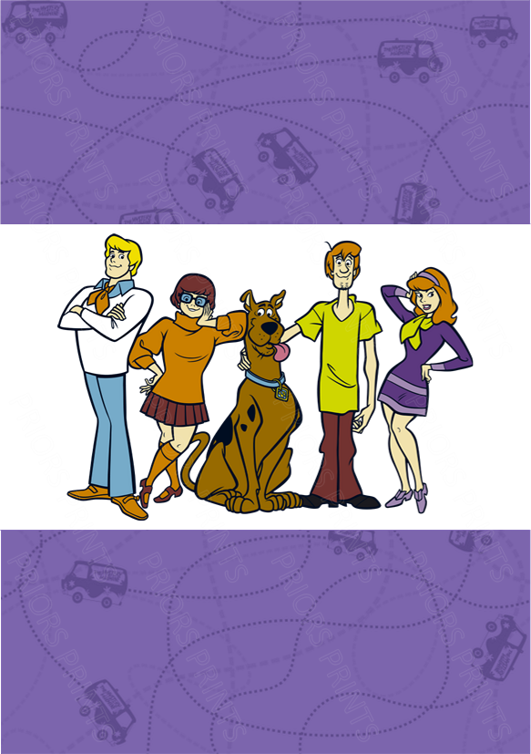 Scooby-Doo Chocolate Bar Wrapper- Plain (No Text)