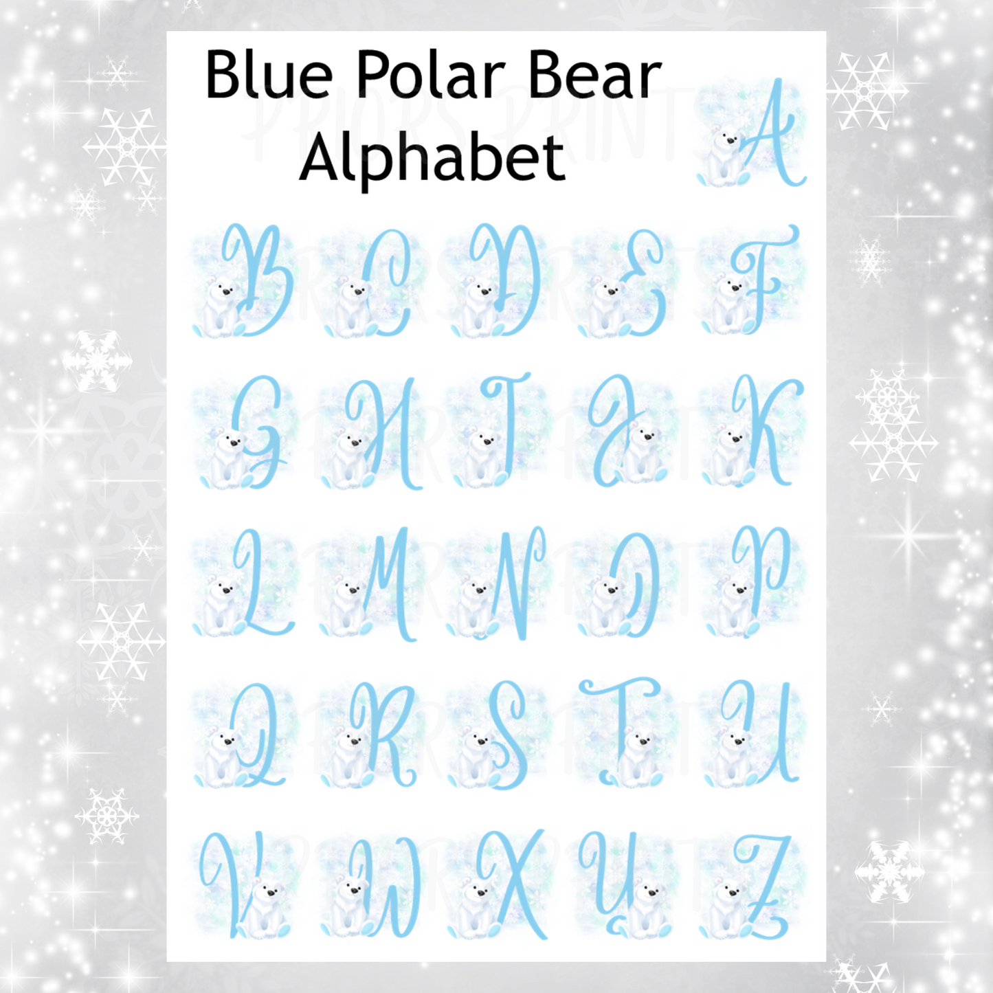 Personalised Polar Bear Christmas Chocolate Bar Wrapper