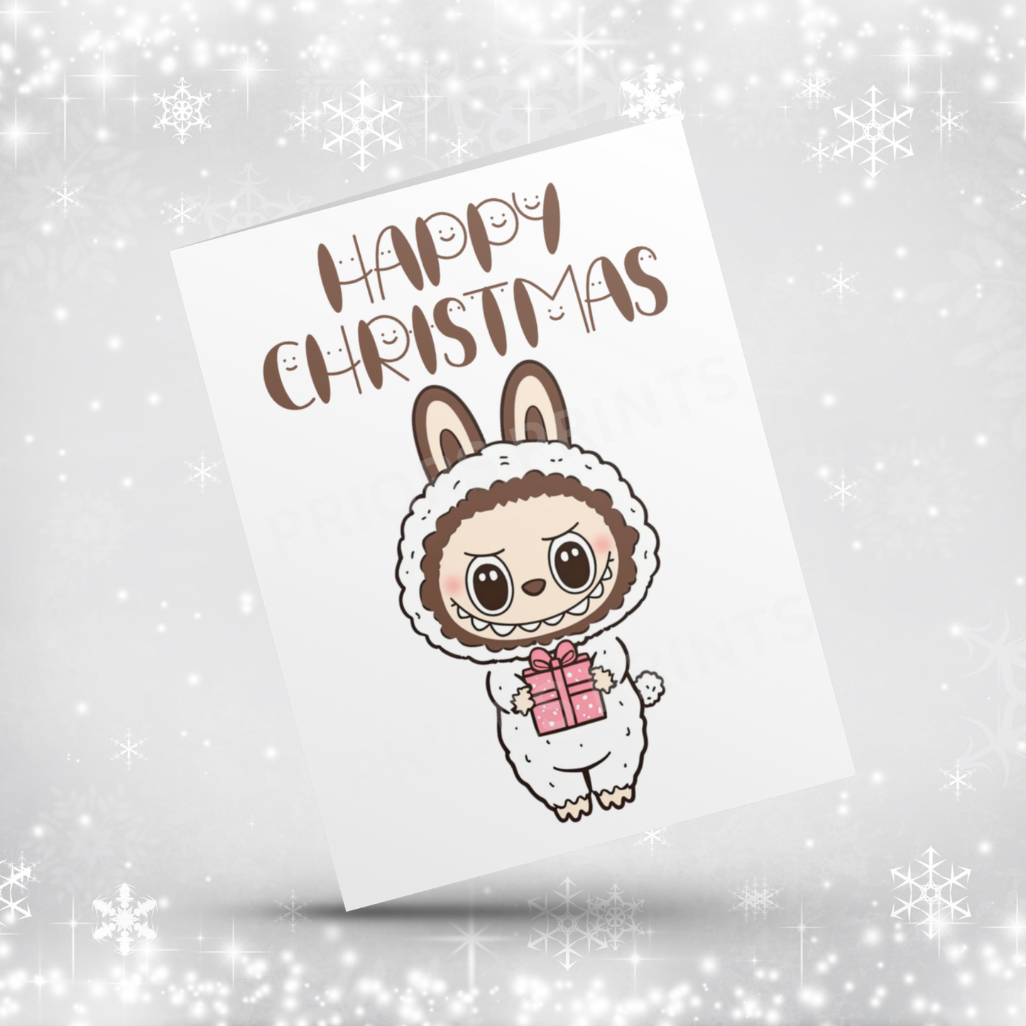 Labubu Christmas Card