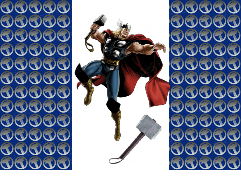Thor Chocolate Bar Wrapper- Plain (No Text)