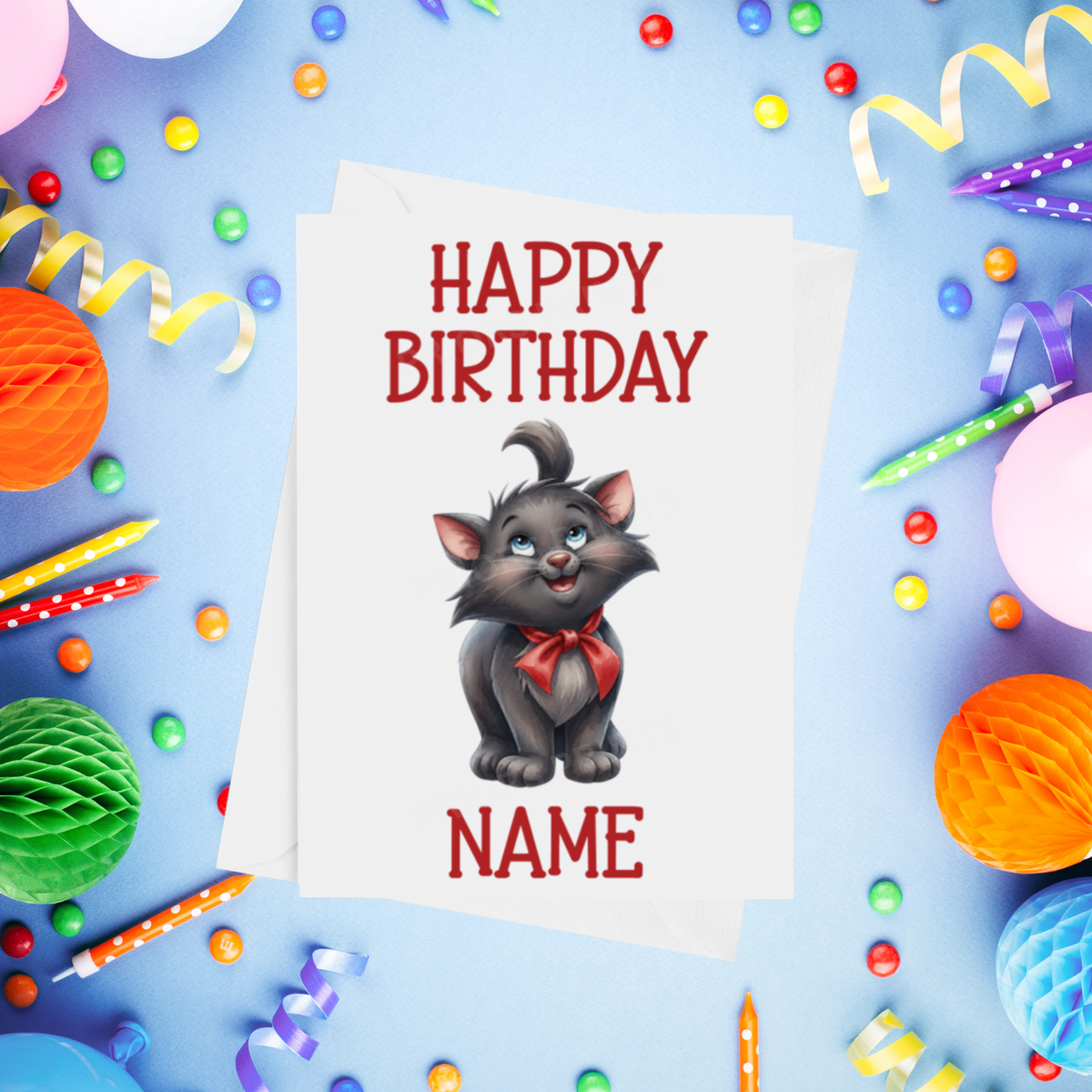 Personalised Aristocats Birthday Cards