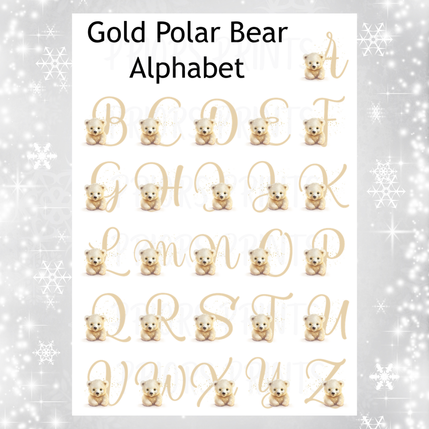 Personalised Polar Bear Christmas Chocolate Bar Wrapper