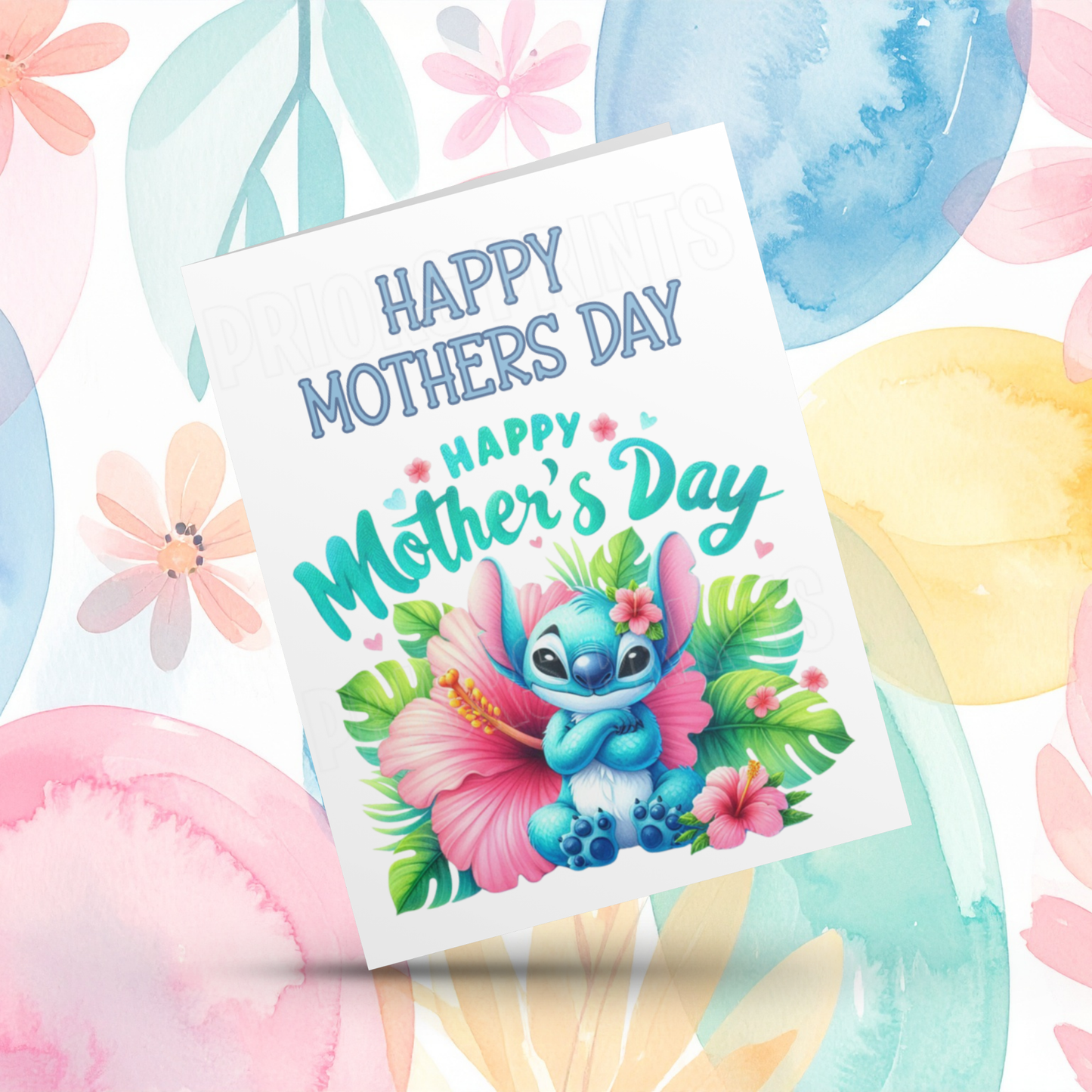 Stitch Happy Mothers Day Card