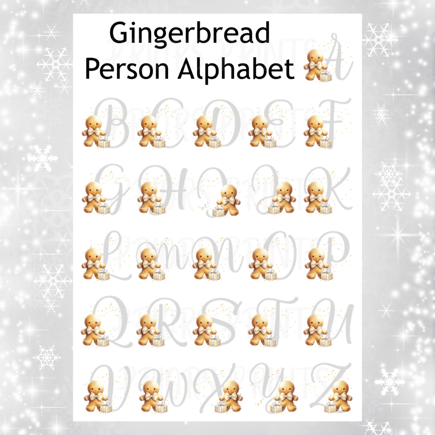 Personalised Gingerbread Person Christmas Chocolate Bar Wrapper