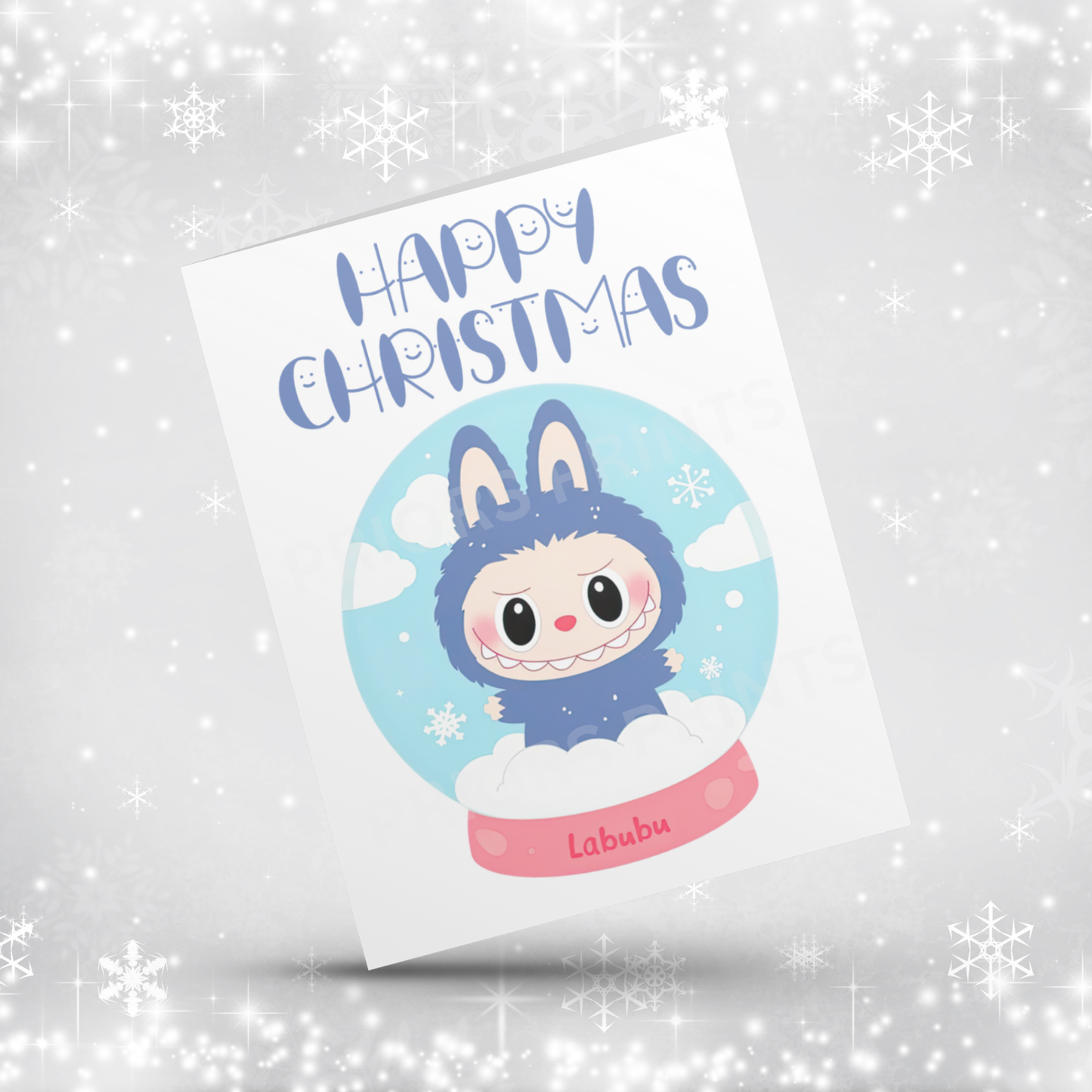 Labubu Christmas Card