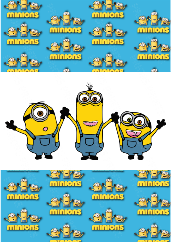 Minions Chocolate Bar Wrapper- Plain (No Text)
