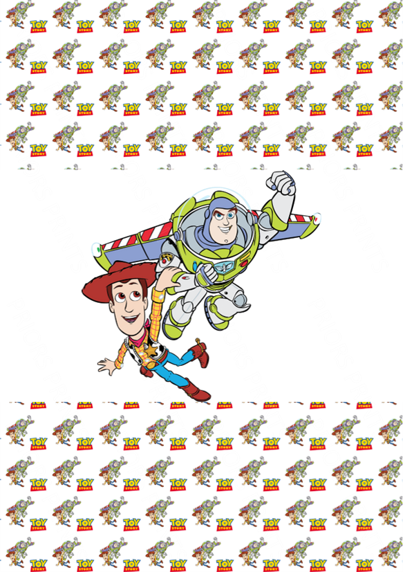 Toy Story Chocolate Bar Wrapper- Plain (No Text)