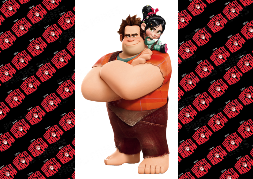 Wreck It Ralph Chocolate Bar Wrapper- Plain (No Text)