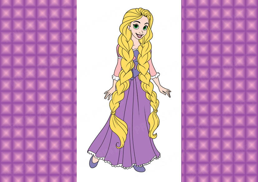 Tangled Chocolate Bar Wrapper- Plain (No Text)
