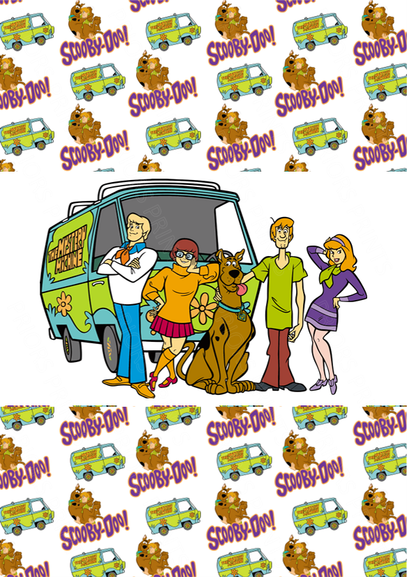 Scooby-Doo Chocolate Bar Wrapper- Plain (No Text)