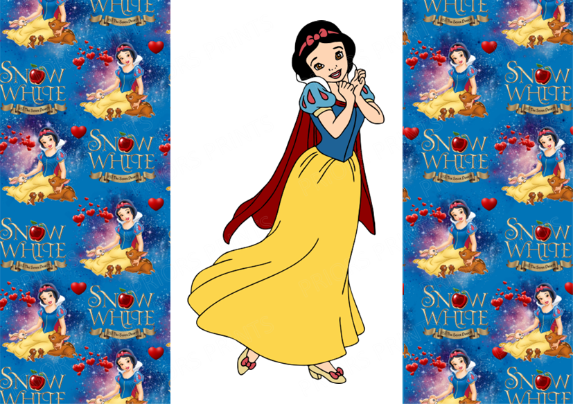 Snow White Chocolate Bar Wrapper- Plain (No Text)