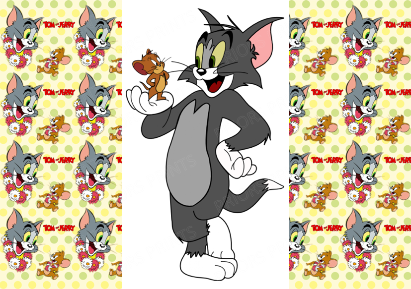 Tom & Jerry Chocolate Bar Wrapper- Plain (No Text)