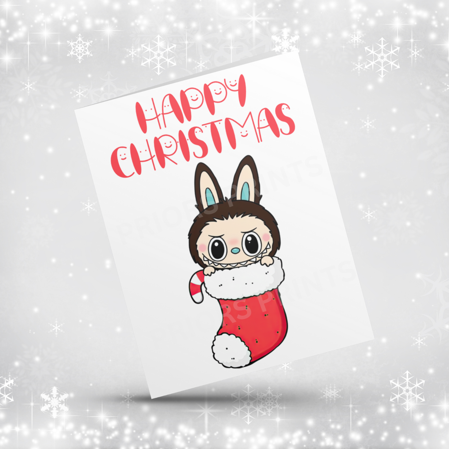 Labubu Christmas Card