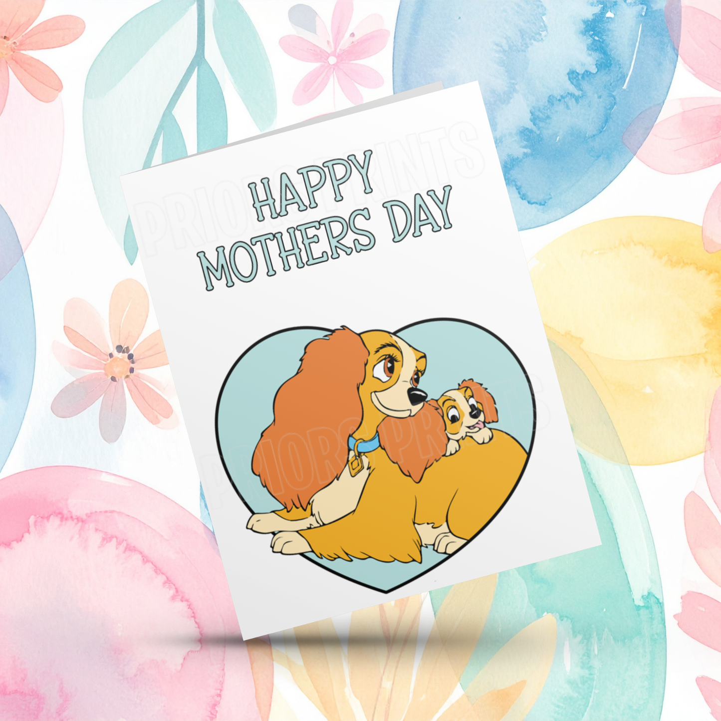Mixed Disney Characters Mothers Day Card