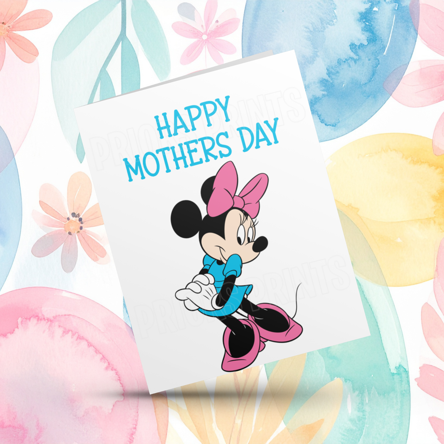 Mickey & Minnie Mouse Happy Mothers Day Card