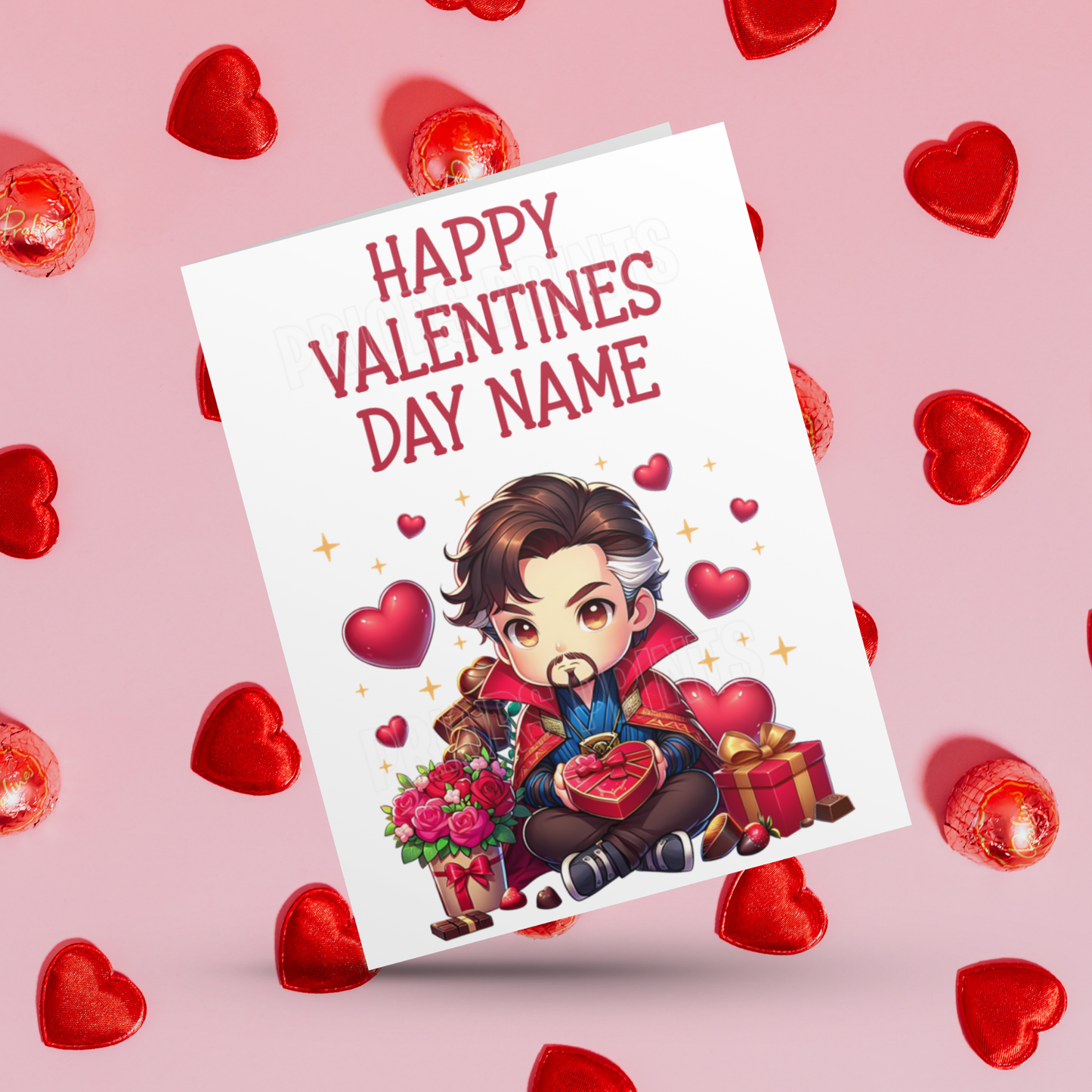 Cute Superhero Personalised Valentines Day Card I Spiderman I Superman I Batman I Iron Man I Captain America I Dr Strange I Thor