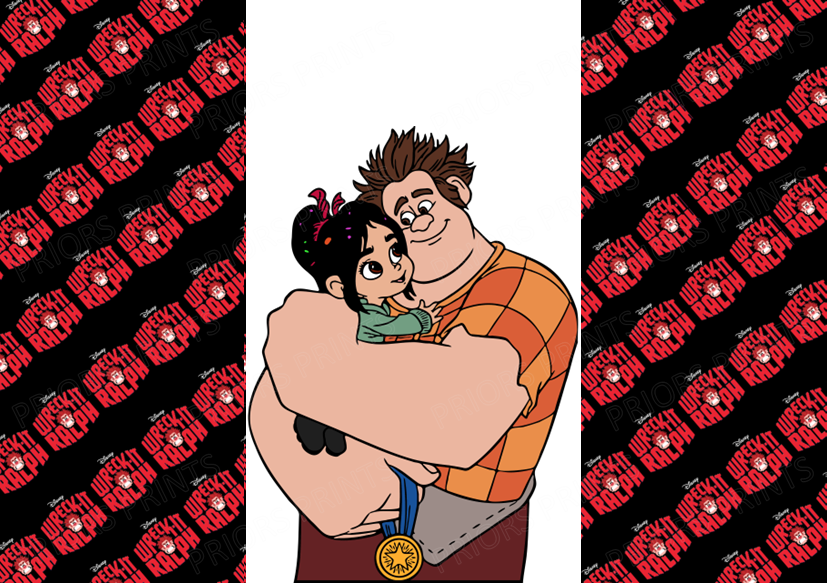 Wreck It Ralph Chocolate Bar Wrapper- Plain (No Text)
