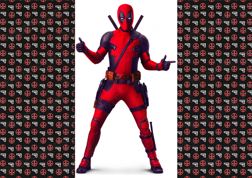 Deadpool Chocolate Bar Wrapper- Plain (No Text)