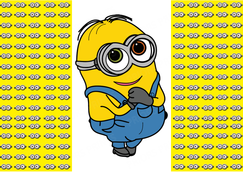 Minions Chocolate Bar Wrapper- Plain (No Text)