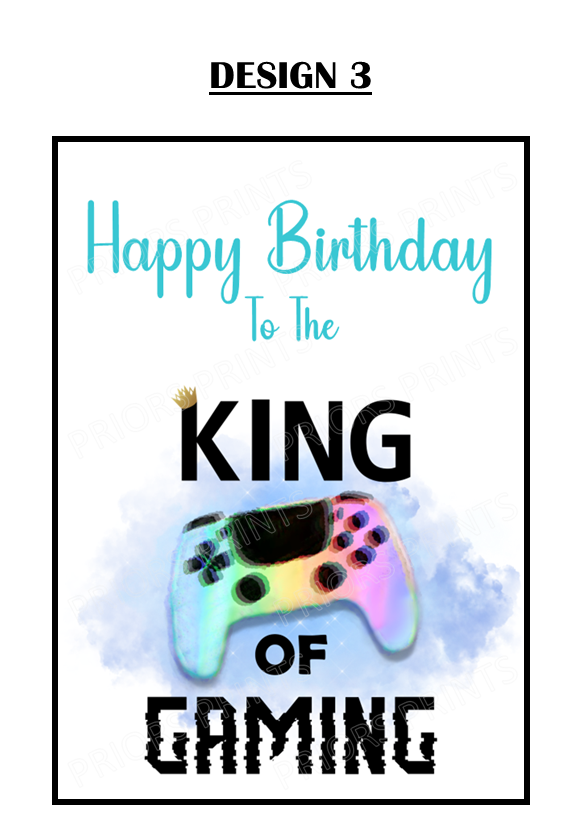 Gamer Birthday Cards