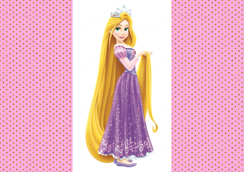 Tangled Chocolate Bar Wrapper- Plain (No Text)