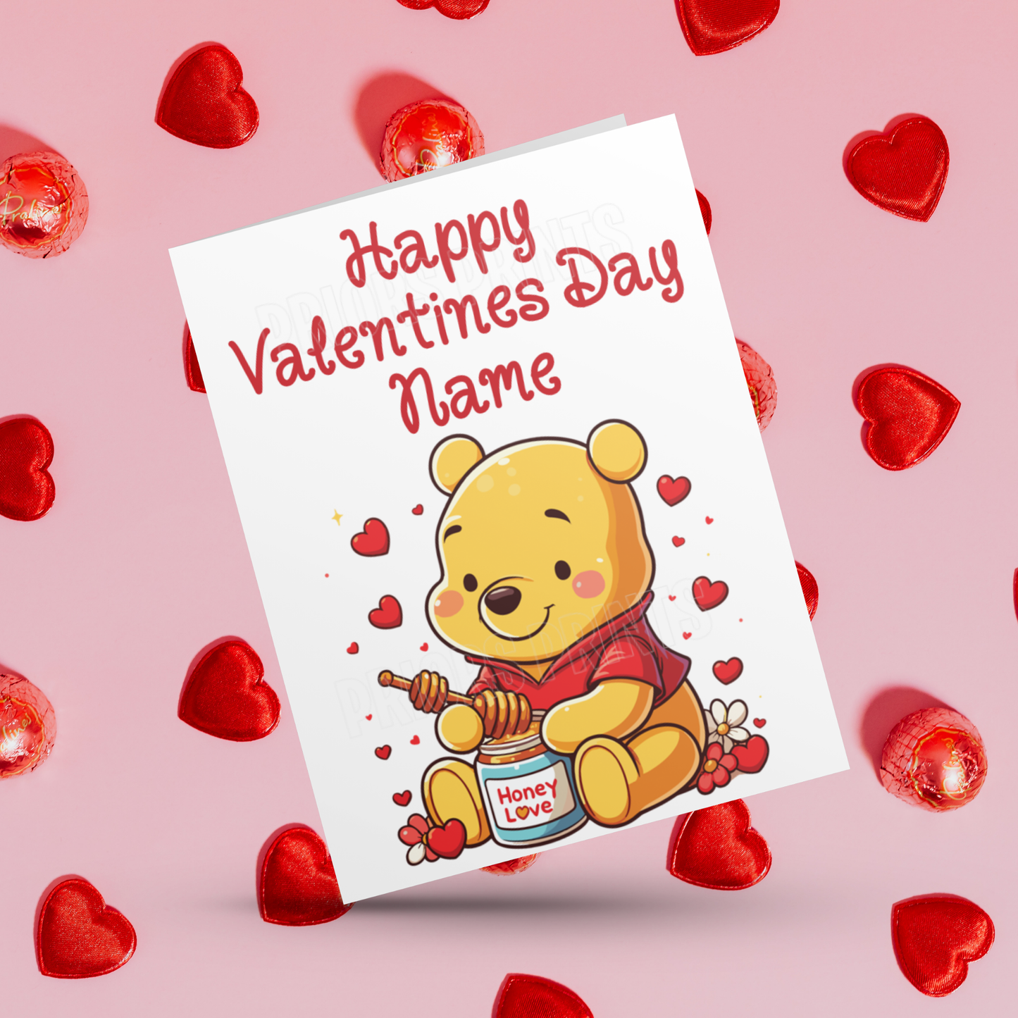 Winnie The Pooh Personalised Valentines Day Cards I Disney I Eeyore I Piglet I Tigger
