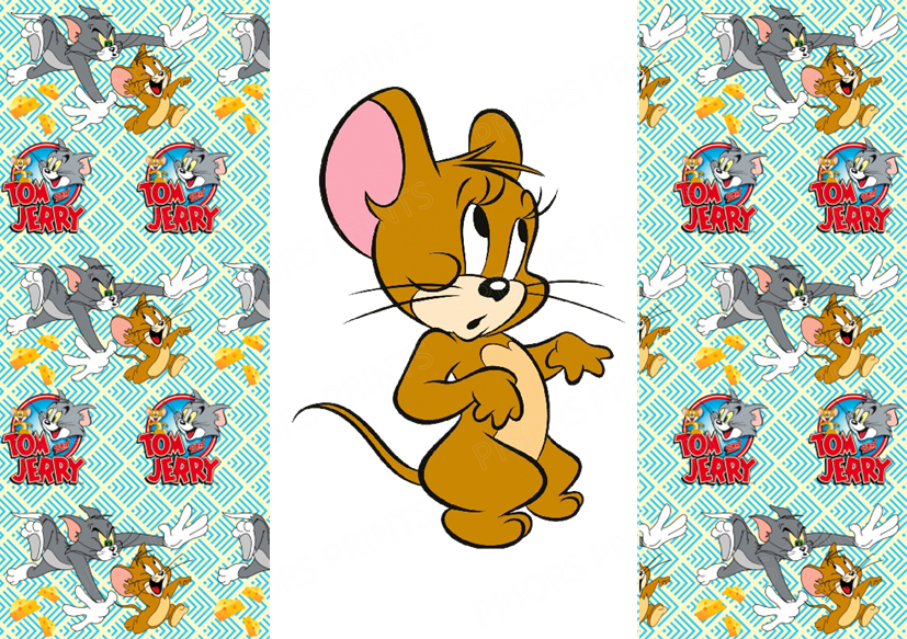 Tom & Jerry Chocolate Bar Wrapper- Plain (No Text)