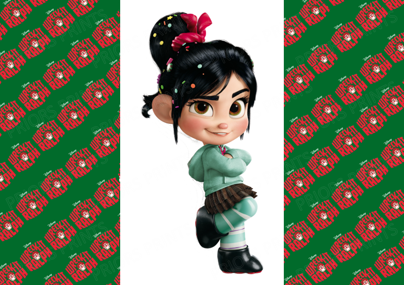 Wreck It Ralph Chocolate Bar Wrapper- Plain (No Text)