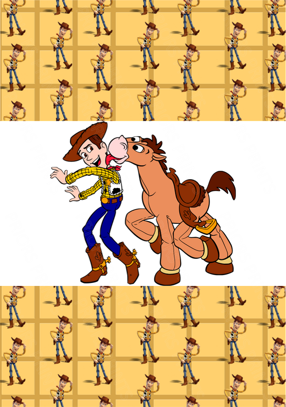 Toy Story Chocolate Bar Wrapper- Plain (No Text)