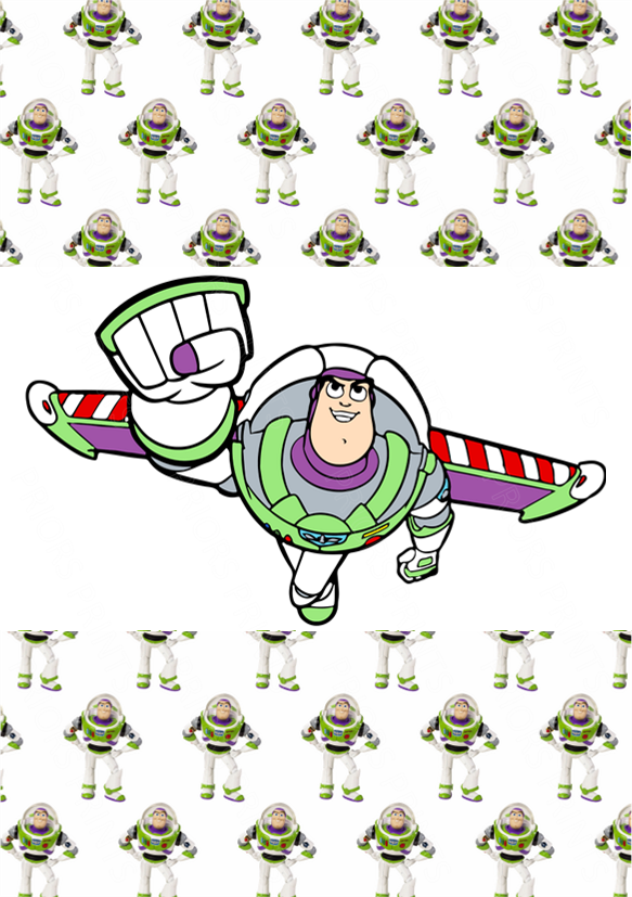 Toy Story Chocolate Bar Wrapper- Plain (No Text)