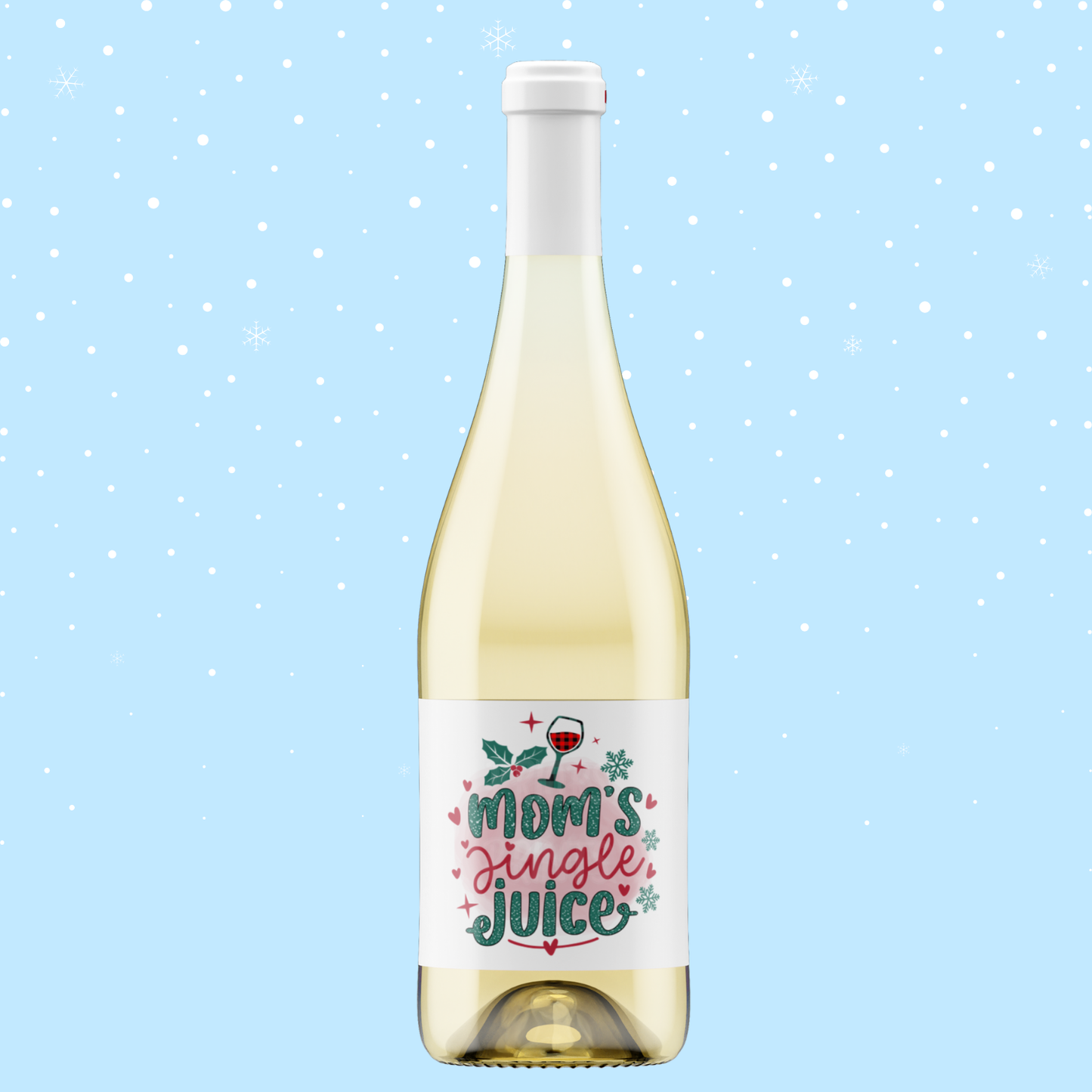 Christmas Themed Wine Bottle Labels 2
