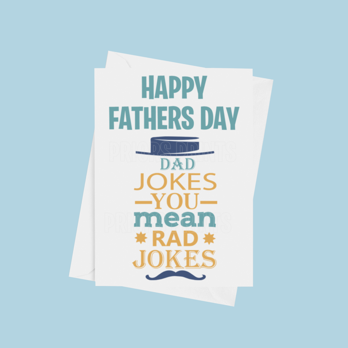 Rad Jokes Fathers Day Card