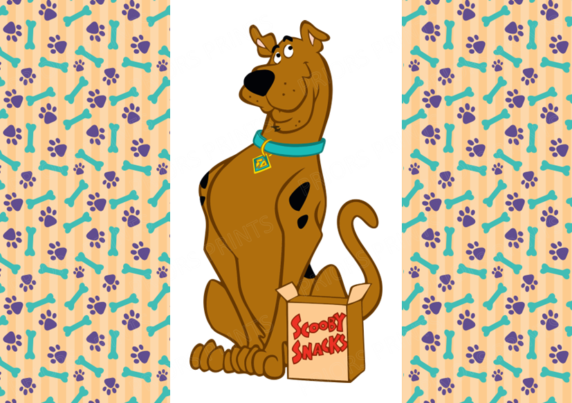 Scooby-Doo Chocolate Bar Wrapper- Plain (No Text)