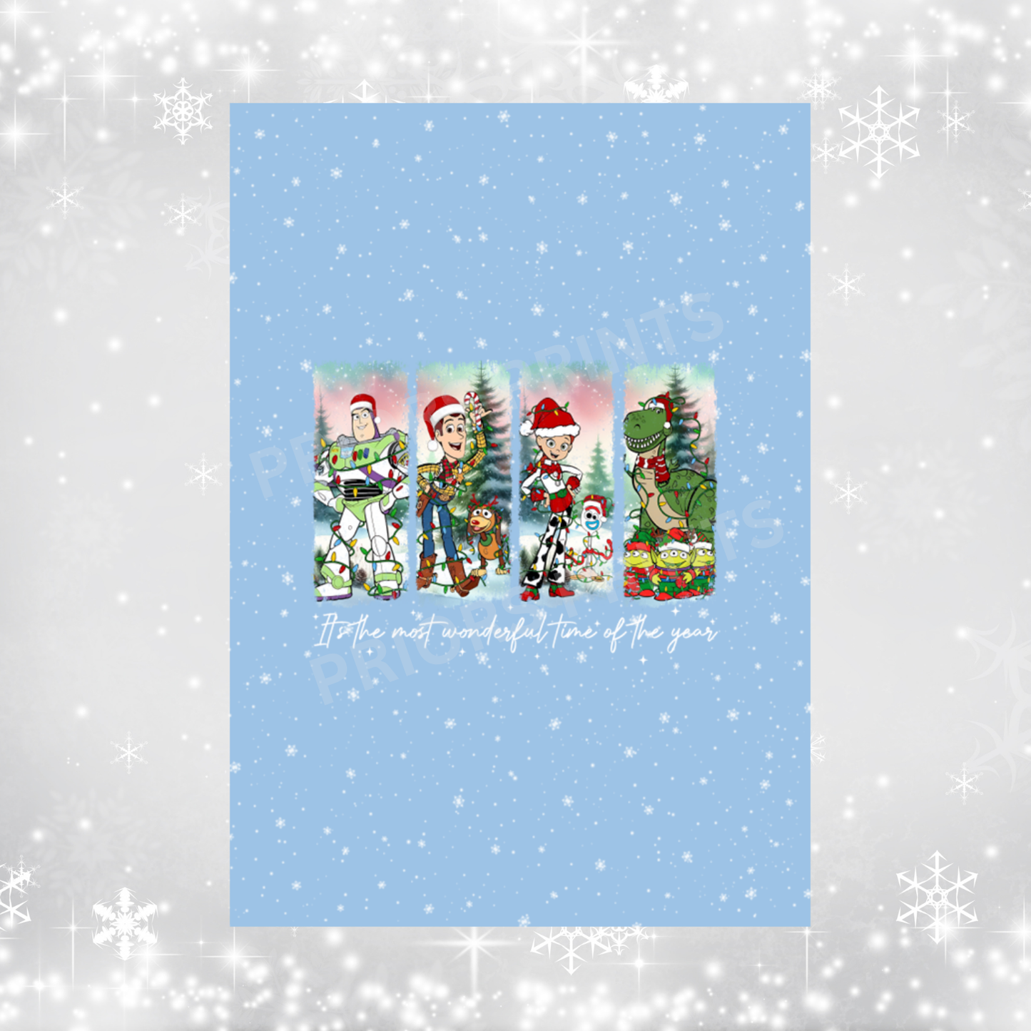 Toy Story Christmas Chocolate Bar Wrapper