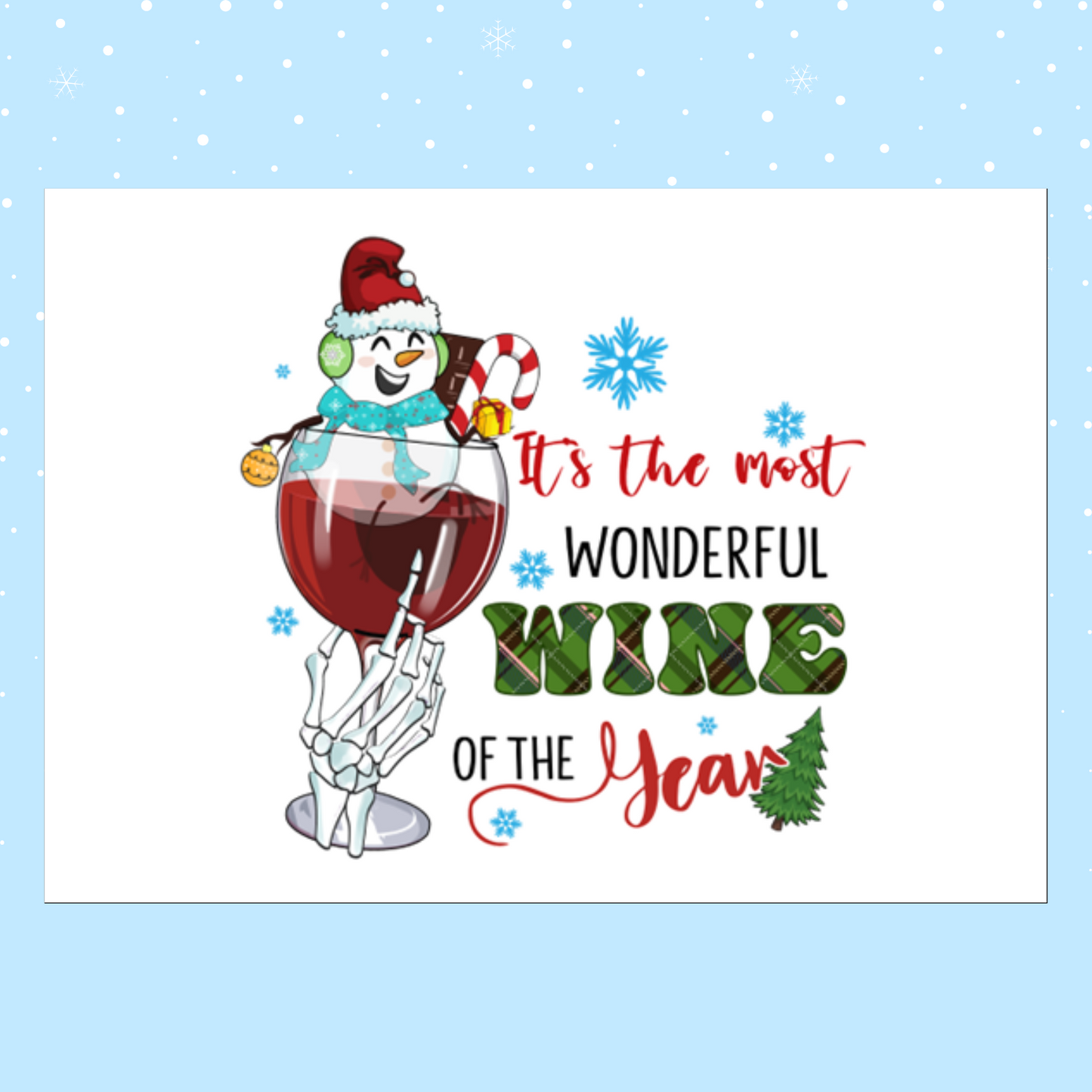 Christmas Themed Wine Bottle Labels 2